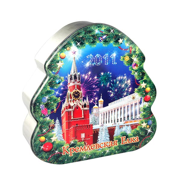 圣誕樹(shù)糖果鐵罐 圣誕樹(shù)糖果鐵罐