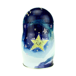 娃娃型糖果鐵罐 娃娃型糖果鐵罐